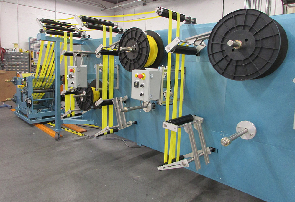 extrusion line rewinds